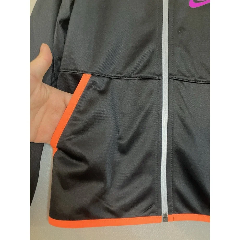 Nike Sportswear Tricot Illuminate Full Zip Up Jacket Youth Kids Sz 6Just Do It